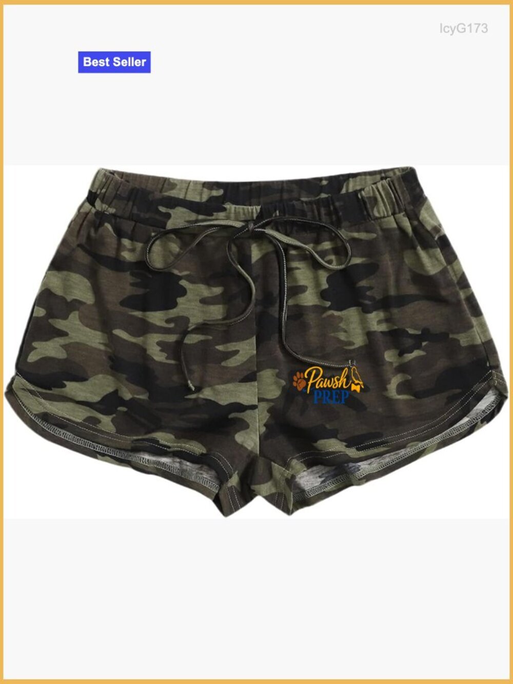 High Waist Pajama Shorts with Side Slits, Drawstring, Lightweight, Soft